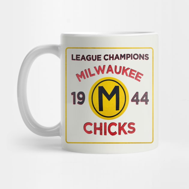 Milwaukee Chicks • 1944 League Champions • Milwaukee, Wisconsin by The MKE Rhine Maiden